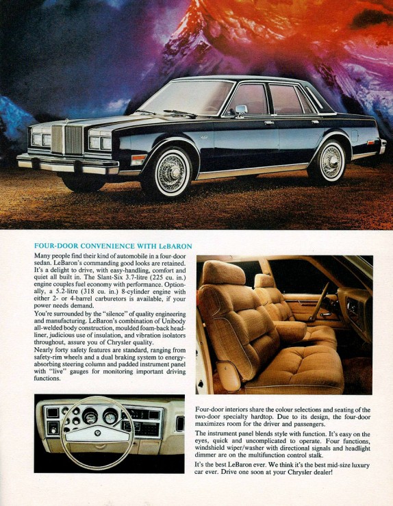 1980 Chrysler LeBaron brochure