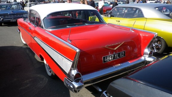 chevrolet bel air 1957 arriere