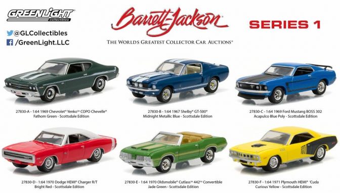 Des muscle cars vendus lors des fameuses enchères Barrett-Jackson.