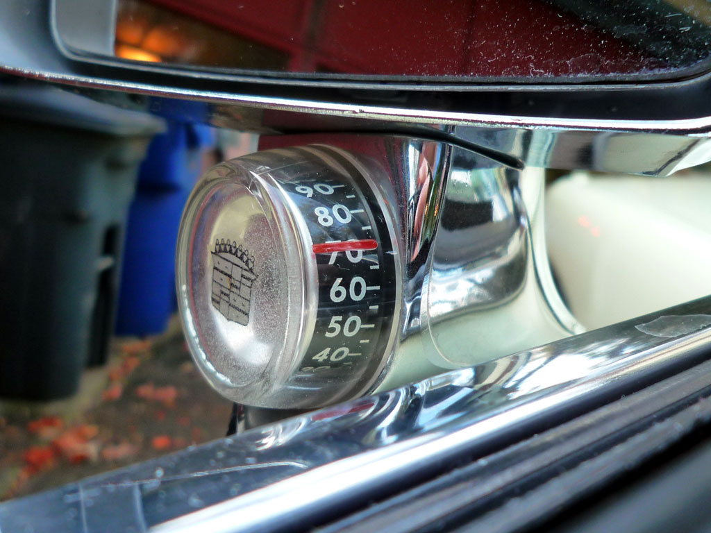 thermometre retroviseur cadillac